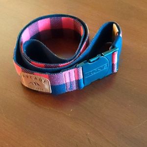 Arcade brand elastic belt with plastic clip